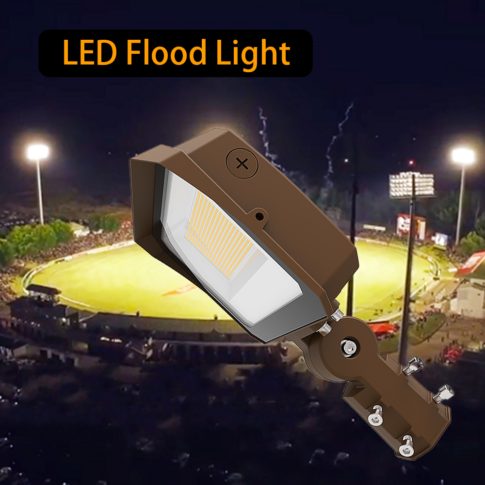 LED Flood Lights LED Flood Light With Slipfitter Mount - 3 Selectable Wattages Up To 150W - 3 CCT Selectable - 19,500 Lumens Max - 600W MH Equal