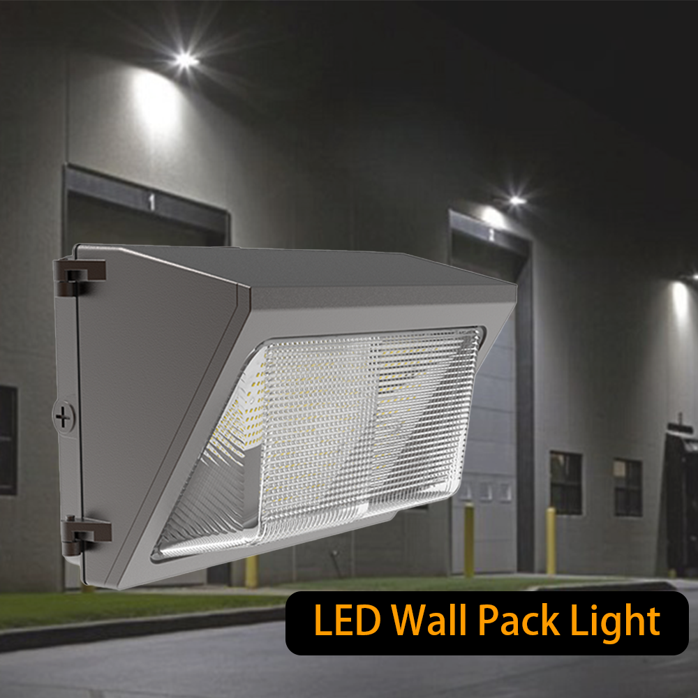 LED Wall Pack Lights LED Traditional Wall Pack Light With Photocell - 3 Selectable Wattages Up To 120W - 3 CCT Selectable - 15,600 Lumens Max - 500W MH Equal