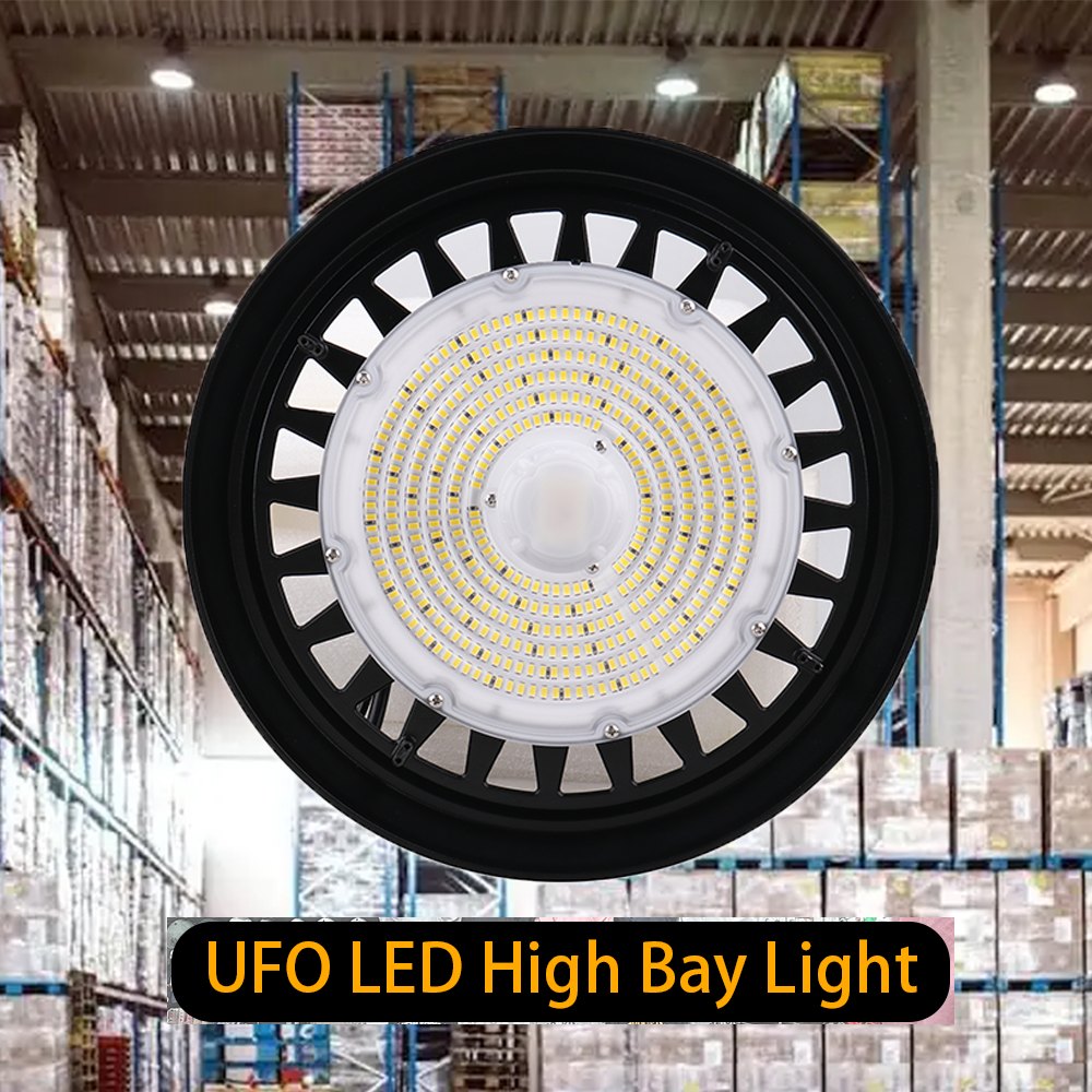 UFO LED High Bay Light - 3 Selectable Wattages Up To 240W - 4000K/5000K - 38,400 Lumens Max - 1,000W MH Equal