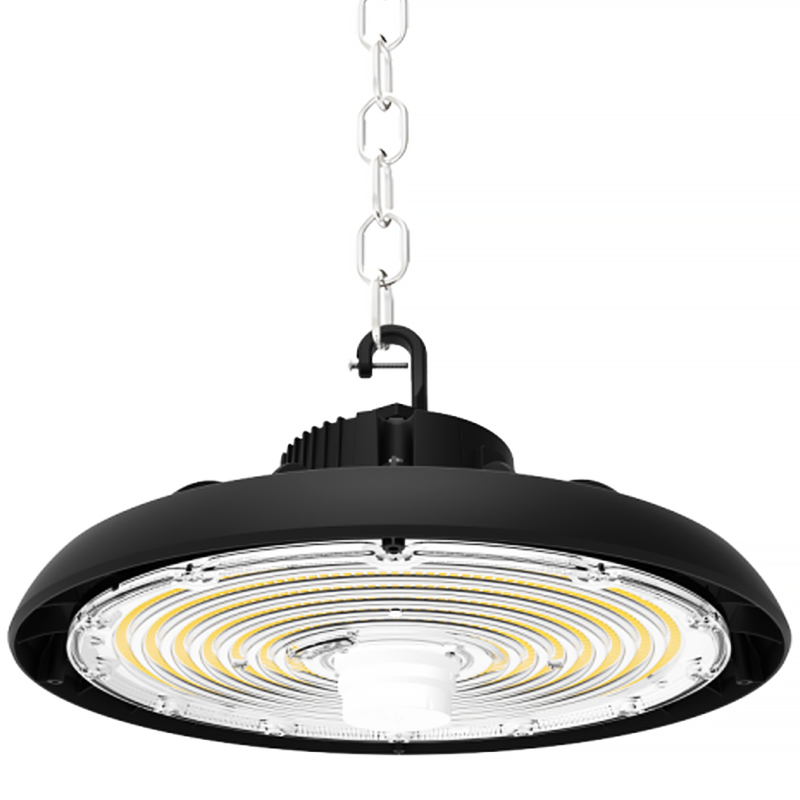 UFO LED High Bay Light - 3 Selectable Wattages Up To 240W - 3 CCT Selectable - 36,000 Lumens Max - 1,000W MH Equal